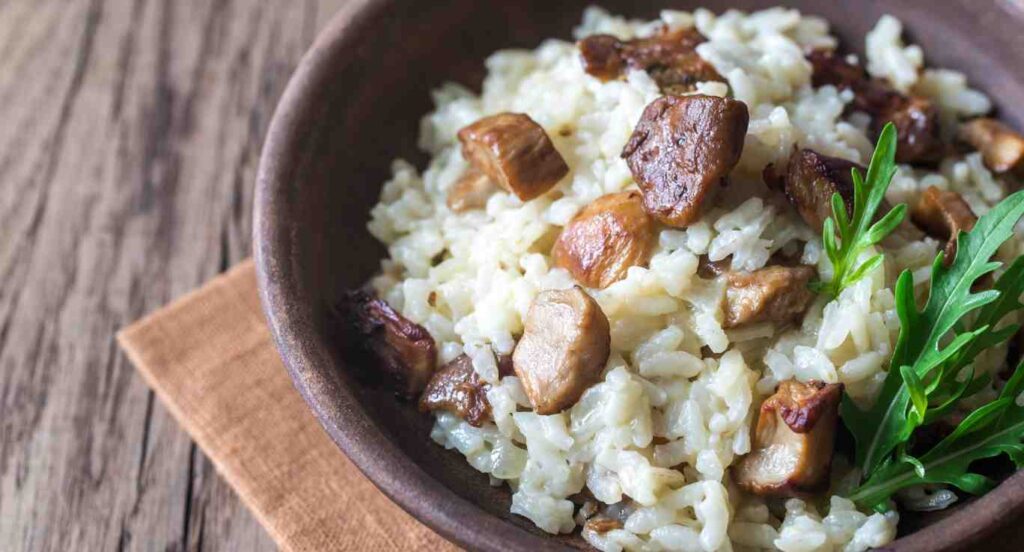 Receita de Risoto de Funghi Porcini