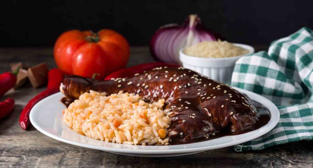 Receita de Frango com Mole Poblano