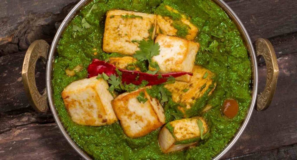 Receita de Palak Paneer