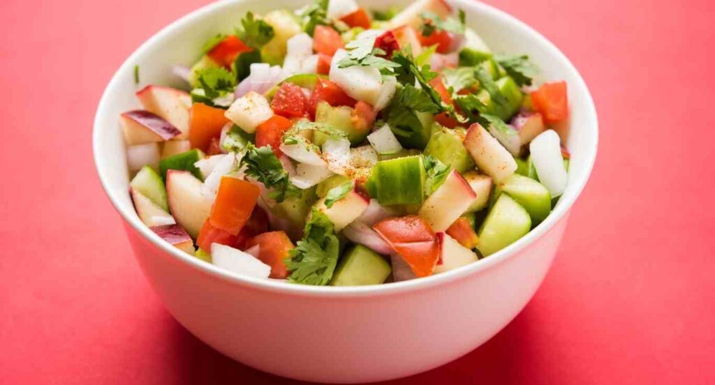 Receita de Salada de Pepino da Índia ou Kachumber