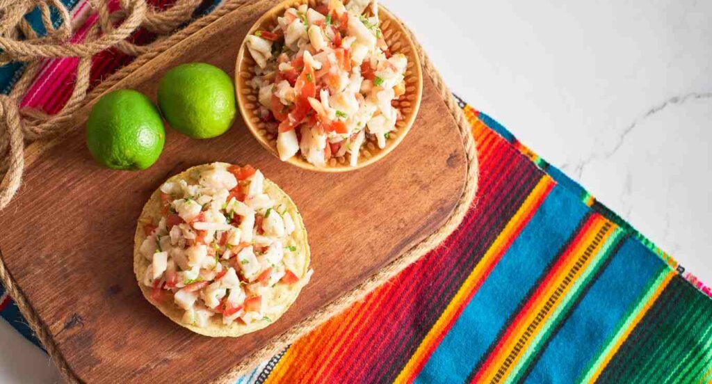 Receita de Ceviche Mexicano de Peixe Branco