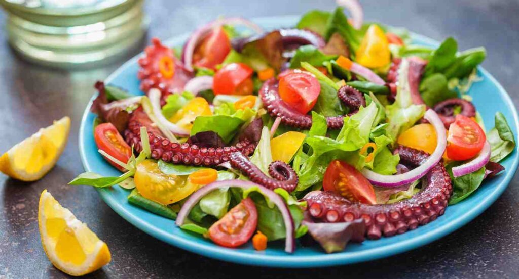 Receita de Salada de Polvo