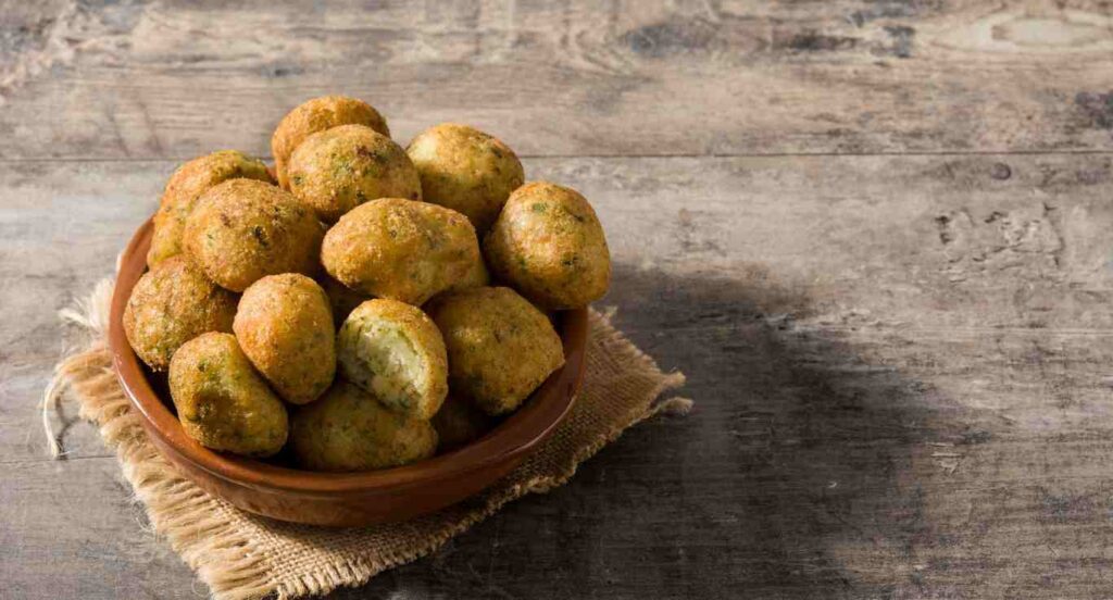 Receita de Bolinhos de Bacalhau