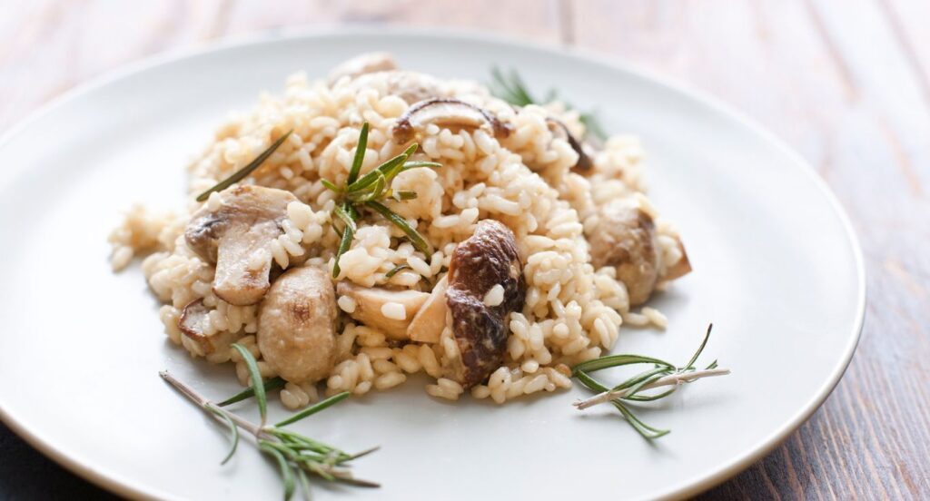 Receita de Risoto de Cogumelos à Francesa