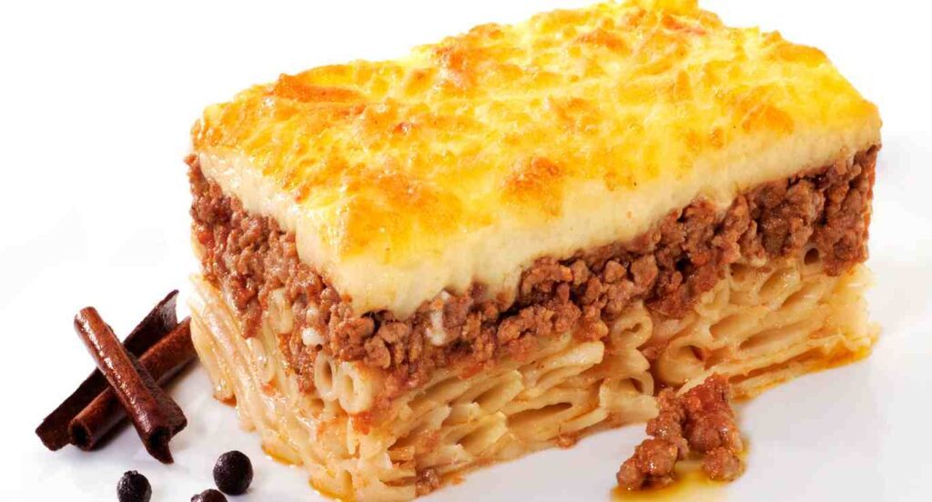 Receita de Pastitsio Grego