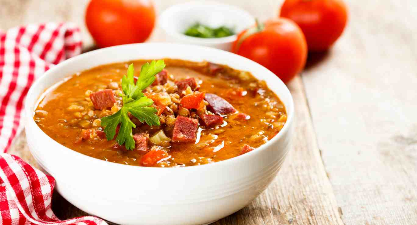 Receita de Sopa de Lentilhas